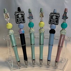 NEW! Handmade Decorated Pens! 5 Piece Set! You Get One!  Your Choice!